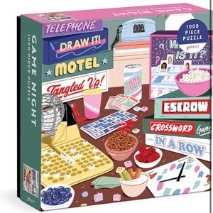 Galison Game Night 1000 Piece Puzzle